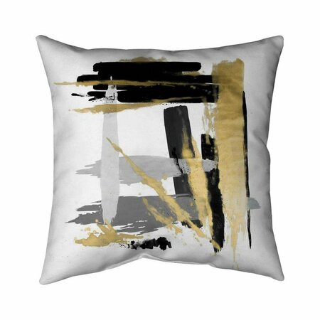 FONDO 20 x 20 in. Brush Strokes-Double Sided Print Indoor Pillow FO2796321
